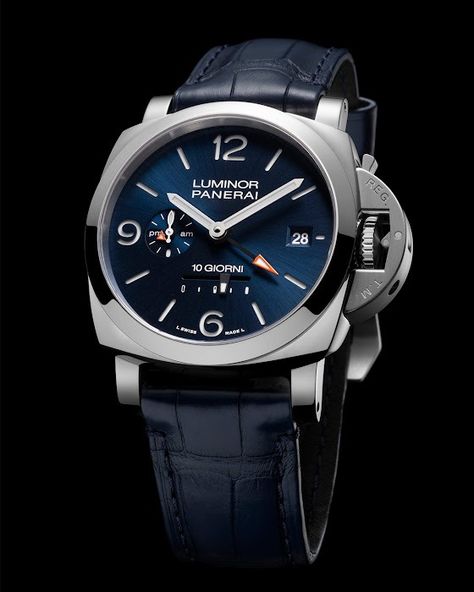 Panerai introduces the Luminor Dieci Giorni GMT PAM01482 | Time and Watches | The watch blog Luminor Watches, Laurent Ferrier, Panerai Watches, Panerai Luminor, Ulysse Nardin, Royal Oak Offshore, G Shock Watches, Jaeger Lecoultre, Audemars Piguet Royal Oak