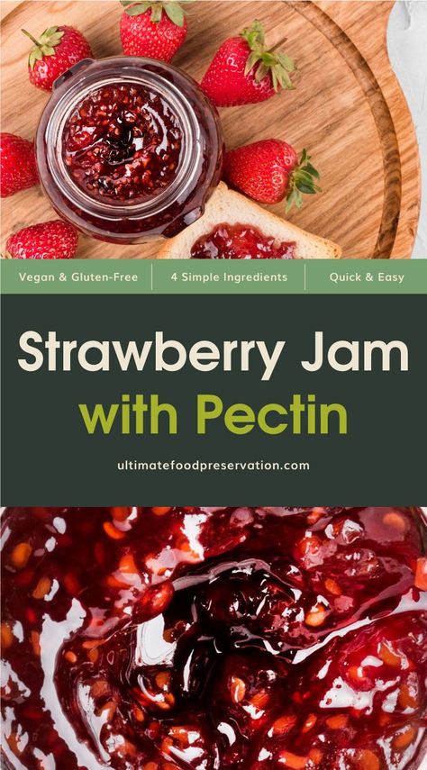 Strawberry Jam With Liquid Pectin, Sure Jell Strawberry Jam, Strawberry Preserves Recipe With Pectin, Strawberry Jam Recipe With Pectin, Strawberry Jelly Recipe Canning, Refrigerator Strawberry Jam, Strawberry Jam With Pectin, Jam With Pectin, Strawberry Jam Recipe Without Pectin