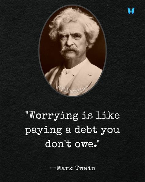 Quotes | Some of Mark Twain's words of wisdom✨🙌 | Facebook Worry Quotes, Mark Twain Quotes, Proverbs Quotes, Mark Twain, Good Thoughts Quotes, Reminder Quotes, Tell The Truth, Good Thoughts, Thoughts Quotes