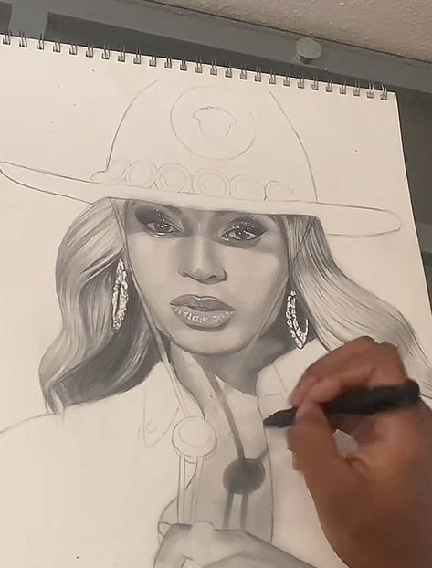 Beyonce Drawing, Beyonce Pictures, Cool Pencil Drawings, Step Sister, Destiny's Child, World Records, Three Kids, Pictures To Draw, Art Book