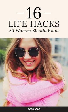 These are the 16 life hacks that all women should know. . . Cool Hacks, 1000 Lifehacks, Hacks For Women, Hack My Life, Being A Woman, Life Help, Grow Hair Faster, Making Life Easier, Amazing Life Hacks