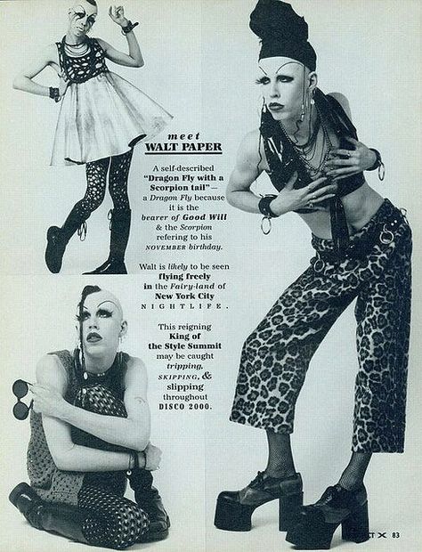 Club Kids 90s, Punk Black And White, Nyc Club, Leigh Bowery, Blitz Kids, King Club, Project X, New Romantics, Club Kids