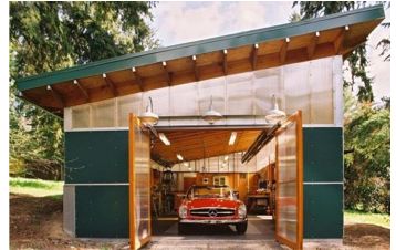 garage Contemporary Garage, Plan Garage, Cool Garages, Ultimate Garage, Workshop Garage, Modern Garage, Mercedes Sl, Casa Container, Garage Apartment