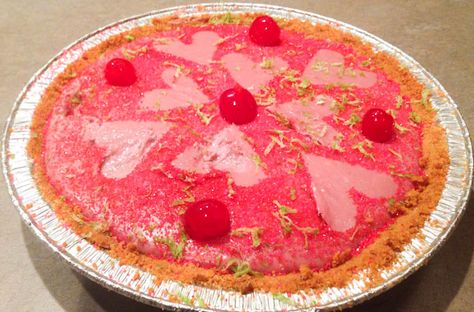 Jello Pie, Day Before Thanksgiving, Key Lime Juice, Cheese Crust, Valentine Desserts, Soften Cream Cheese, Cherry Juice, Lime Pie, Key Lime Pie