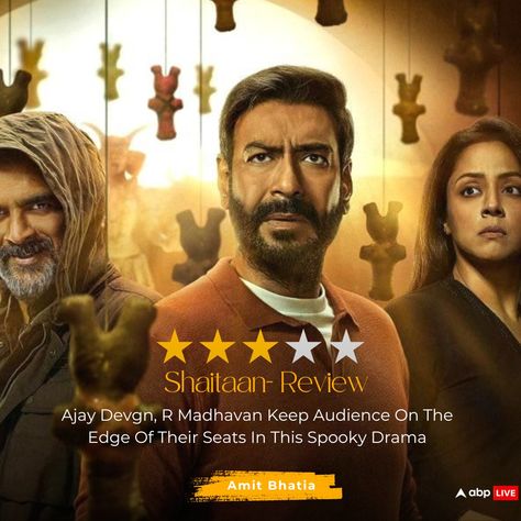 When the trailer of 'Shaitaan' dropped, it created quite a stir, hinting at a potentially sensational film. The first half of the film is remarkable, gripping you to your seat as Madhavan shakes things up. However, as the story progresses towards the end, things seem to falter. lick on the 🔗 in our bio to read in detail 🖊️Amit Bhatia #ABPLive #Shaitaan #AjayDevgn #RMadhavan R Madhavan, Film Thriller, True Detective, Thriller Movie, Thriller Film, Ellie Goulding, Planet Of The Apes, It Movie Cast, Hindi Movies