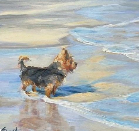 Yorkie Terrier Painting, Dog Easy Painting, Watercolor Yorkie, Yorkie Drawing, Yorkie Painting, Yorkie Art, Dog Portraits Art, 강아지 그림, Drawing Faces