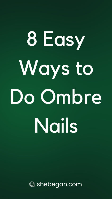 Ombre nail designs are popular among teens and young adults. They are a cool alternative to traditional colorful manicures and have become more common in recent years. 

Ombre nails are easy to do even though they are time consuming. However, Ombre nails can be tricky to do. They take some time and patience, and if you’re not used to filing and buffing, it can be hard for you to get the look you want.

In this blog post, I’ll explain different ways to get Ombre nails done. How To Ombre Nails Diy, Ombre Nail Diy, How To Do Ombre, Stability Exercises, Ombre Nail, Ombre Nail Designs, Ombre Nails, Best Relationship, Positive Mindset