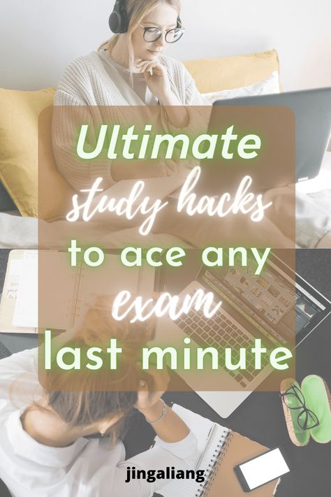 How to Study Last Minute and Still Ace Your Test - jingaliang Study Last Minute, 10th Grade English, Exam Preparation Tips, College Packing Lists, Exam Study Tips, Study Cards, Exam Motivation, College Organization, College Advice