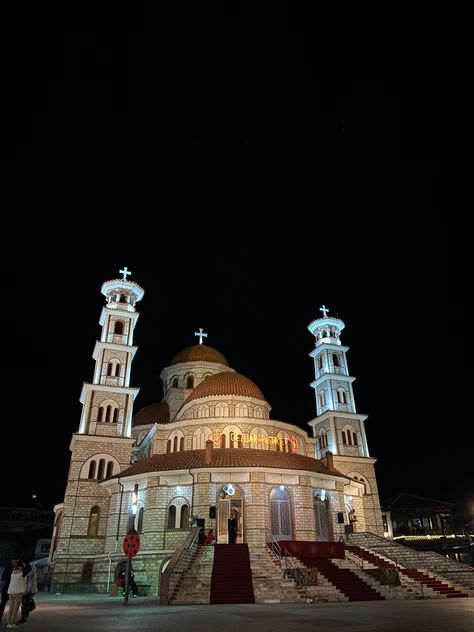 #korce #cathedral #albania Korce Albania, Orthodox Cathedral, Candy Gifts Diy, Candy Gifts, Gifts Diy, Albania, Diy Gift, Bible, Candy