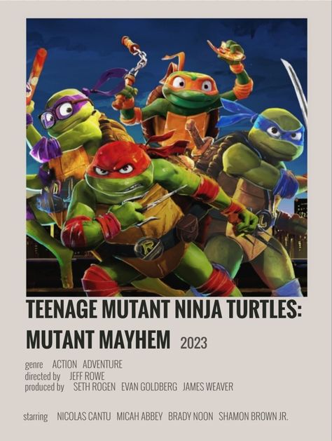 Teenage Mutant Ninja Turtles: Mutant Mayhem minimalist poster Teenage Mutant Ninja Turtles Mutant Mayhem Poster, Teenage Mutant Ninja Turtles Movie Poster, Tmnt Movie Poster, Tmnt Mutant Mayhem Poster, Mutant Mayhem Poster, Teenage Mutant Ninja Turtles Mayhem, Teenage Mutant Ninja Turtles Mutant Mayhem, Teenage Mutant Ninja Turtles Aesthetic, Ninja Turtles Aesthetic