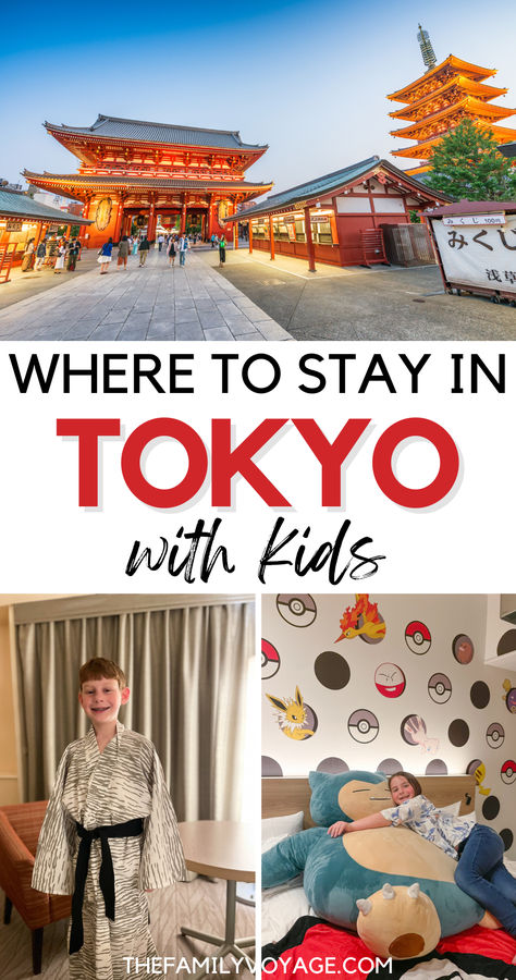 Are you trying to decide where to stay in Tokyo with kids? I'm sharing my insights on the best hotels in Tokyo for families including family-friendly amenities and locations. Don't mess this valuable info on Tokyo places to stay! | Japan family trip | Japan family vacation | where to stay in Tokyo Japan with kids | best hotels in Tokyo Japan for families | Japan travel planning | Japan trip planning Tokyo Family Trip, Japan Family Vacation, Japan Itinerary With Kids, Family Trip To Japan, Japan Travel With Kids, Tokyo Places, Korea Vacation, Hotels In Tokyo Japan, Japan For Kids