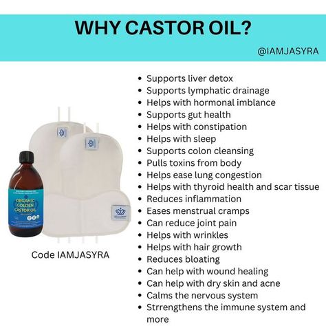 Jasyra Santiago Hines on Instagram: "Do you do castor oil packs? Castor oil has endless about of benefits even for children. My fav brand is @queenofthethrones code IAMJASYRA10" Castor Oil Benefits Stomach, Castor Packs, Castor Oil Before And After, Benefits Of Castor Oil Packs, Castor Oil Packs For Liver, Carrier Oil Benefits, Castor Oil Pack Fibroid, Castor Oil Pack For Ovaries, Castor Oil As Carrier Oil