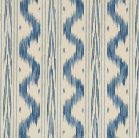 Blue, Pattern, Turquoise, Design, Pattern, Textile, Electric blue, Wallpaper, Bamboo Trellis, Banana Leaf Print, Iconic Wallpaper, Wallpaper Trends, Trellis Pattern, Pierre Frey, Fabric Remnants, Interior Fabric, Powder Room