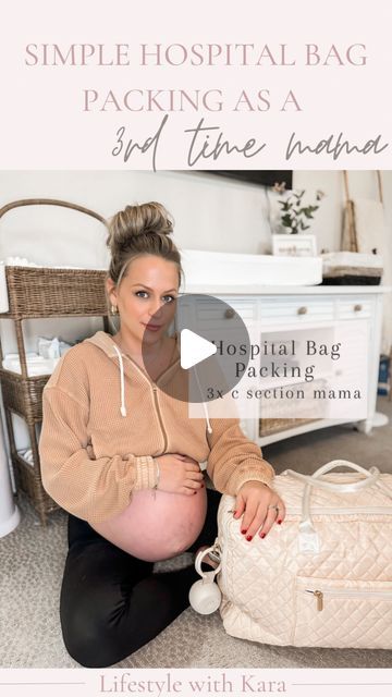 Kara Bruchal on Instagram: "Minimalistic hospital bag packing as a 3rd time c section mama! This is pretty much things I’ve packed the 2 time around, and I’ve used it all! But I always feel like I’m missing something 😂 comment below on something you found helpful to pack in your bag!✨ For a link to what you see & little check list, comment “hbag39” for a direct message link from me! ☑️When to pack? I recommend no later then 35 weeks! Definitely can pack earlier if you want! ☑️The hospital will provide all postpartum care items! Obviously if you do a vaginal delivery you can still bring your fav items along, iv d herd many say they like bringing along the upside down peri bottle & dermoplast pain & relief spray. Hospital will also provide all baby essentials & diapers. I also bring my o Mama Hospital Outfit, What To Wear In Hospital After Delivery, Pack Hospital Bag For Delivery, Hospital Outfits For Mom, Packing Hospital Bag For Delivery, Postpartum Hospital Outfit, Coming Home Outfit For Mom After Birth, C Section Hospital Bag, Hospital Bag C Section