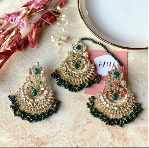 Rs 2300 (earrings) Rs 3200 (earrings with bindiya) Visit us at www.alita.pk #bridaljewellery #bridalnecklace #bridalkundanjewellery #ukwedding #usawedding #indianjewellery #indianjewelry Bindiya Jewellery, Kundan Jewellery Bridal, Uk Wedding, Bridal Necklace, Indian Jewellery, Indian Jewelry, Something New, Bridal Jewelry, Crochet Earrings