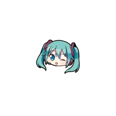 Miku Icon Png, Hatsune Miku App Icon, Hatsune Miku Widget, Oliver Wallpaper, Chibi Vocaloid, Hatsune Miku Chibi, Pjsk Widgets, Pjsk Stamps, Miku Chibi