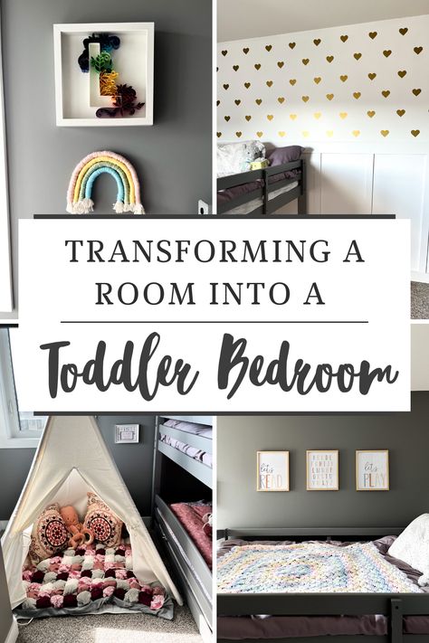 Bedroom For One Year Old, Toddler Bedroom Wall Ideas, Toddler Safe Bedroom, Two Year Old Bedroom, Toddler Bedroom Paint Ideas, Toddler Room Layout Ideas, Toddler Dresser Decor, Simple Toddler Bedroom, Toddler Bedroom Layout