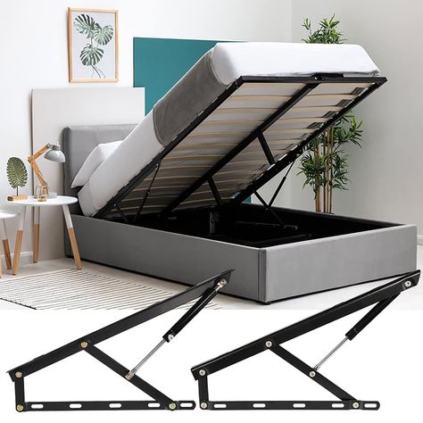 Hot-Sale Double Up Automatic Bed Lifting Lift Mechanism Lifter for Furniture https://m.alibaba.com/product/1600470958579/Hot-Sale-Double-Up-Automatic-Bed-Lifting.html?__sceneInfo={"cacheTime":"1800000","type":"appDetailShare"} Gas Lift Bed Storage, Lift Up Storage Bed, Lift Storage Bed, Bedroom Beds, Bed Lifts, Tall Bed, Spring Bed, Box Bedroom, Large Beds