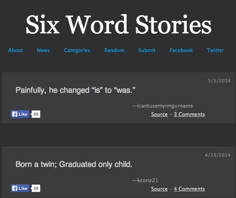 Six Word Stories Six Word Stories, 6 Word Stories, March Pisces, Six Word Story, Write Every Day, Six Words, School Days, Pretty Words, Writing Prompts