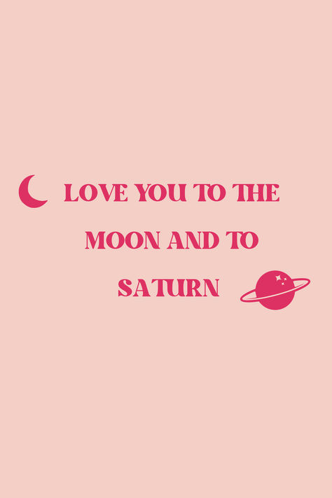 Love You to the Moon and to Saturn Digtial Print, Taylor Swift, Folklore wall decor, minimalist design. Cute wall art, great for college girl apartments and swifities. Love You To The Moon And To Saturn, College Girl Apartment, Girl Apartment, College Girls, Art Collage Wall, Minimalist Prints, Pink Background, Picture Wall, Wall Collage