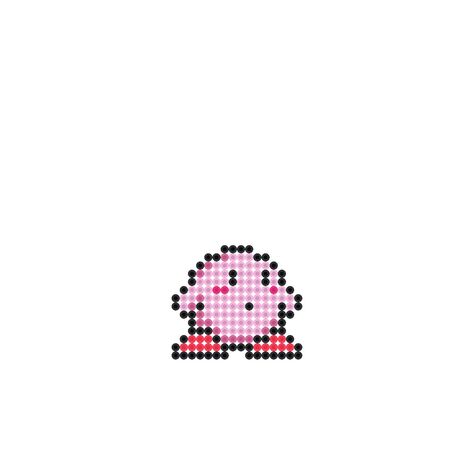 CPUCS Champions Skillshare Kirby Perler Bead Pattern Kirby Grid Pattern, Kirby Perler Beads Pattern, Small Kirby Perler Beads, Kirby Kandi Pattern, Kirby Cross Stitch Pattern, Kirby Pearl Beads, Melting Beads, Perler Bead Patterns, Hama Beads