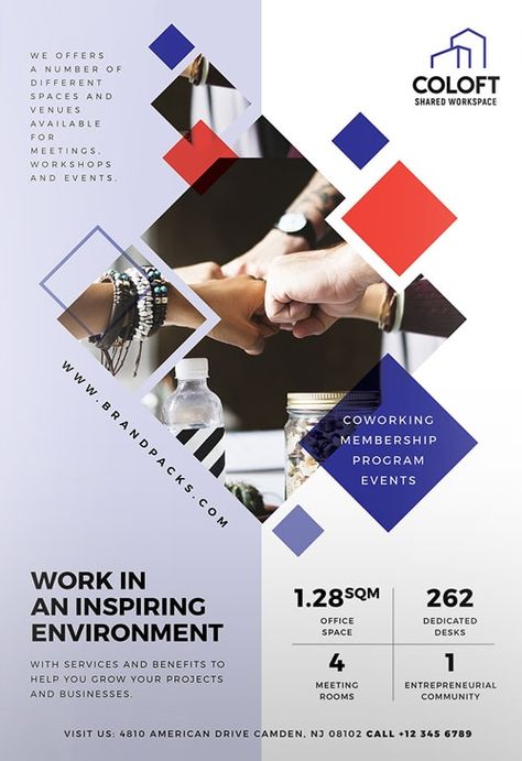 Free Corporate Coworking Poster Templates - https://freepsdflyer.com/free-corporate-coworking-poster-templates/ Enjoy downloading the Free Corporate Coworking Poster Templates created by Brandpacks!   #Agency, #Business, #Corporate, #Courses, #Cowork, #Coworking, #Creative, #Leraning, #Minimal, #Work, #Workshops Corporate Poster Design Inspiration, Workshop Poster Design Ideas, Flyer Design Layout Creative, Cooperation Poster, Minimal Graphic Design Poster, Corporate Poster Design, Course Poster Design, Workshop Poster Design, Business Poster Design