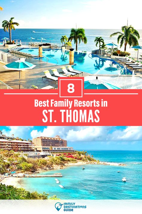 Want ideas for a family vacation to St. Thomas? We’re FamilyDestinationsGuide, and we’re here to help: Discover St. Thomas’s best resorts for families - so you get memories that last a lifetime! #stthomas #stthomasvacation #stthomaswithkids #familyvacation Best Family Carribean Vacations, St Thomas Family Vacation, Best Carribean Vacation With Kids, St Thomas All Inclusive Resorts, Best All Inclusive Resorts For Families, Best Family All Inclusive Resorts, Best Resorts For Kids, All Inclusive Resorts For Families, St Thomas Vacation