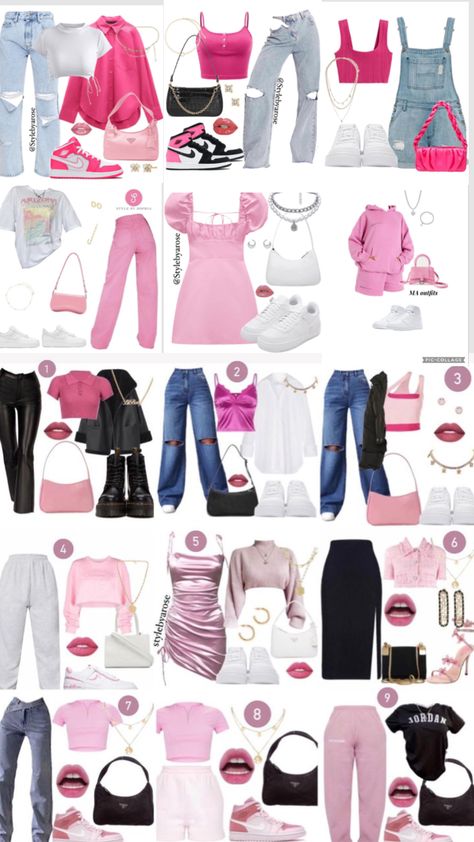 Barbie Inspired Casual Outfits, Basic Barbie Outfit, Barbie Era Outfits, Barbie Outfit Spirt Week, Barbie Outfits For Hoco Week, Barbenheimer Outfit Spirit Week, Barbie Simple Outfit, Barbie Type Outfit, How To Dress Like Barbie For School