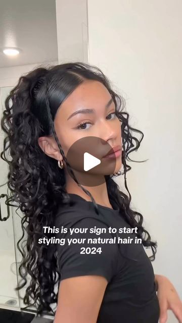 Curly Hair 👑 on Instagram: "Hairstyle inspo 😍  @itsmikaylanicole #curlyhair #curls #curlyhairinspo #hairtutorial" Hairstyle Inspo, Good Hair, Curly Hair Tips, Good Hair Day, Hair Tips, Wet Hair, Natural Curls, Hair Day, Polished Look