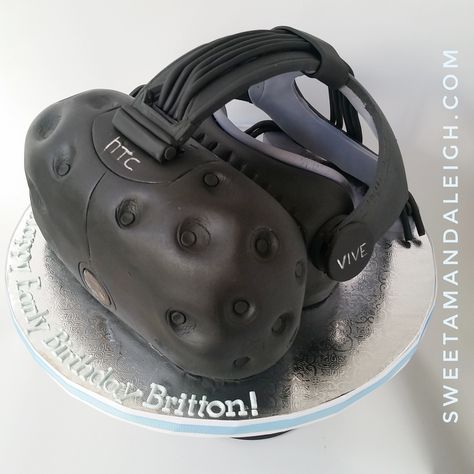 Vr Birthday Cake, Vr Cake, Bday Cake, Vr Headset, Custom Cakes, Birthday Cakes, Virtual Reality, Vr Goggle, Birthday Celebration