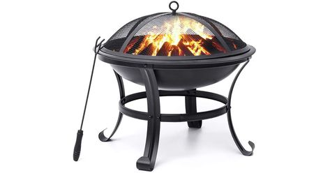 6 gorgeous fire pits that landscape and design pros love, starting at just $49 - MarketWatch Bonfire Pits, Camping Fire Pit, Portable Fireplace, Cool Fire Pits, Round Fire Pit, Portable Fire Pits, Steel Fire Pit, Fire Pit Bowl, Fire Pit Cover