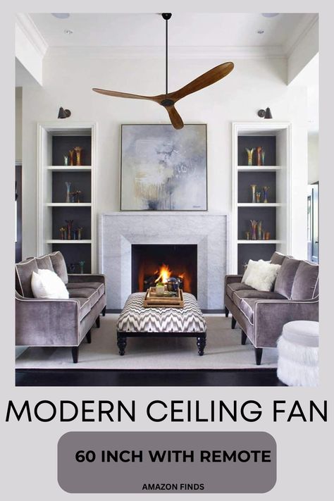 A modern balsa wood ceiling fan with a remote combines contemporary design with natural materials to create a stylish and functional addition to any room. Ceiling Fan No Light, Retro Ceiling Fans, Trey Ceiling, Wood Ceiling Fans, Wood Ceiling, Balsa Wood, No Light, Outdoor Ceiling, Modern Ceiling Fan