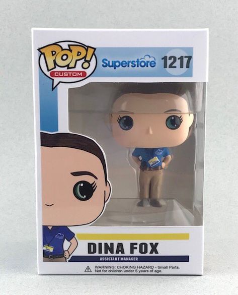 Dina Superstore, Superstore Tv Show, Superstore Tv, Funko Pop Box, Girls Watch, Box Window, Custom Funko Pop, Funko Figures, Pop Box