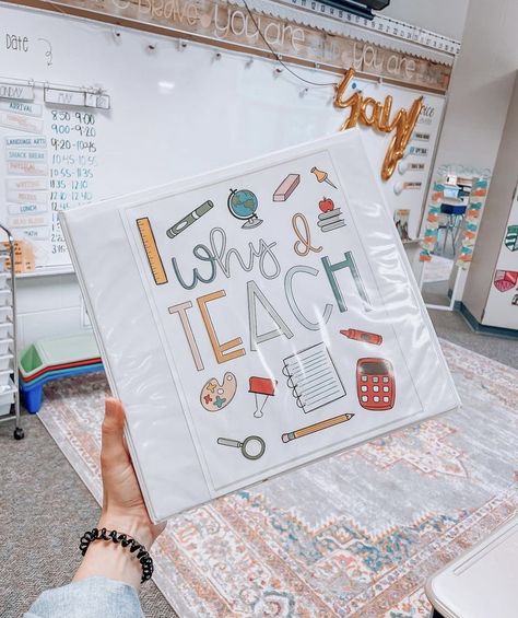 Teacher Instagram Post Ideas, College Widget, Teaching Aesthetic, Teacher Vision Board, Why I Teach, Teacher Career, Classroom Goals, Teacher Aesthetic, Class Photo