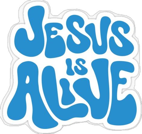 Jesus Stickers, Bible Stickers, Stickers Jesus, Christian Quotes Scriptures, Blue Stickers, Weird Stickers, Christian Graphic Design, Jesus Design, God Sticker