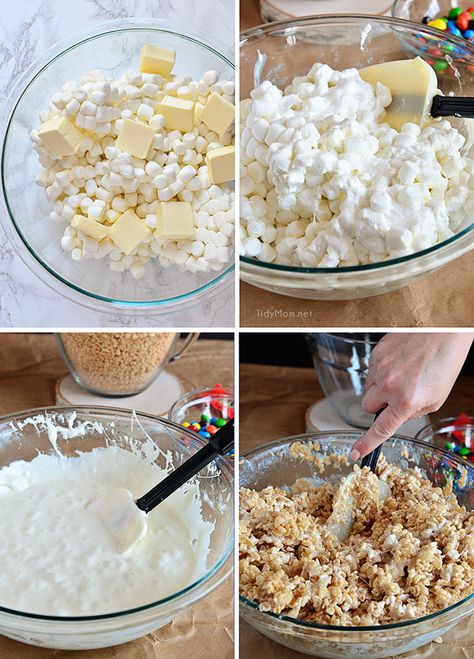 There is a little secret on how to make the best rice krispie treats at home!! An easy recipe, anyone can follow at TidyMom.net The Best Rice Krispie Treats, Best Rice Krispie Treats, Best Rice Krispie Treats Recipe, Homemade Rice Krispies, Homemade Rice Krispies Treats, The Best Rice, Best Rice, Krispie Treats Recipe, Rice Recipes For Dinner