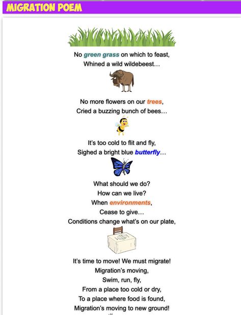 Mr. R.'s fun science poem to help teach about animal migration! Science Poems, Animal Migration, Science Topics, Elementary Science, Fun Science, Blue Butterfly, Music Video, Music Videos, Science