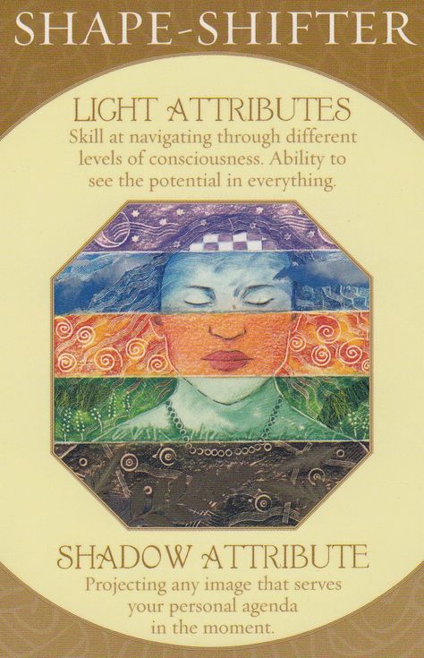 Caroline Myss - Archetype Card - Shape-Shifter Caroline Myss Archetypes Cards, Archetype Cards, Carolyn Myss, Collective Unconscious, Caroline Myss, Shape Shifter, Yogi Bhajan, Tarot Magic, Doreen Virtue