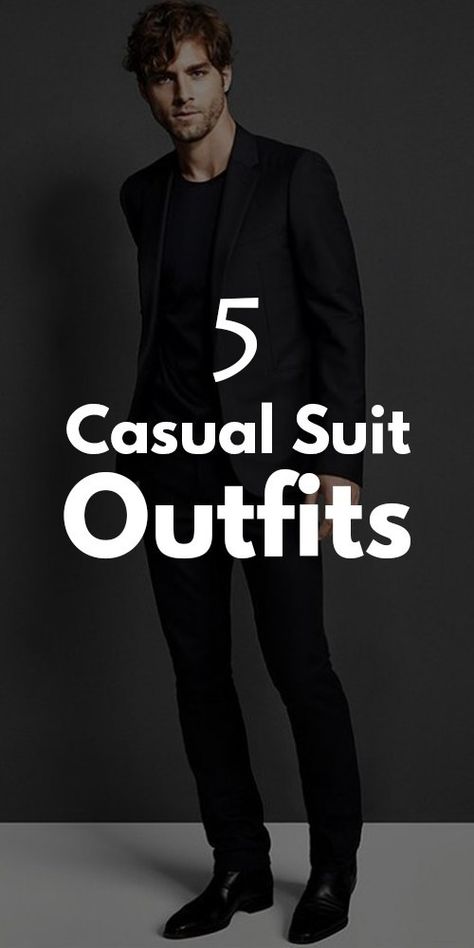 Casual Suit Outfits for Men Evening Casual Dinner Outfit Men, Night Party Men Outfit, All Black Outfit For Party Night Men, Men Dinner Outfit Night Classy, Man Night Outfit, Mens Holiday Party Outfit Classy, Black Party Outfit Men, Jazz Club Outfit Men, All Black Outfit Men Classy