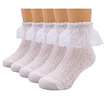 Lace Ankle Socks, Ruffle Socks, Frilly Socks, Ruffled Socks, Toddler Socks, Lace Socks, Princess Style, Dress Socks, Lace Ruffle