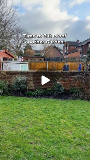 ProtectaPet on Instagram: "Yet another garden cat-proofed, ready for the cats to enjoy for years! 😻 #asmr #catproofgarden #catfence" Cat Proofing Backyard, Cat Proof Garden Fence, Cat Proof Backyard, Cat Safe Garden, Animal Proof Garden, Cat Proof Garden, Cat Proof Fence, Cat Fencing, Cat Backyard