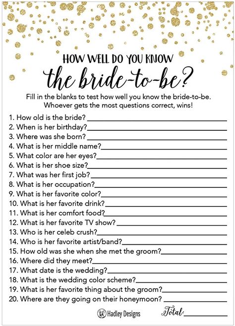 Bride Shower Games, Bridal Shower Questions, Bridal Shower Bachelorette Party Ideas, Wedding Party Games, Bridal Party Games, Bachelorette Party Game, Bachelorette Planning, Bride Game, Fun Bridal Shower Games