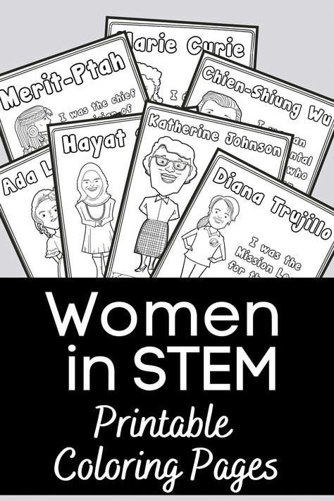 Woman’s History Month Activities, Womens History Month Coloring Pages, Womens Month Activities For Kids, Womens History Crafts, Katherine Johnson Activities For Kids, Women's History Month Activities For Kids, Womens History Month Activities For Kids, Women’s History Month Activities, International Women's Day Activities For Kids