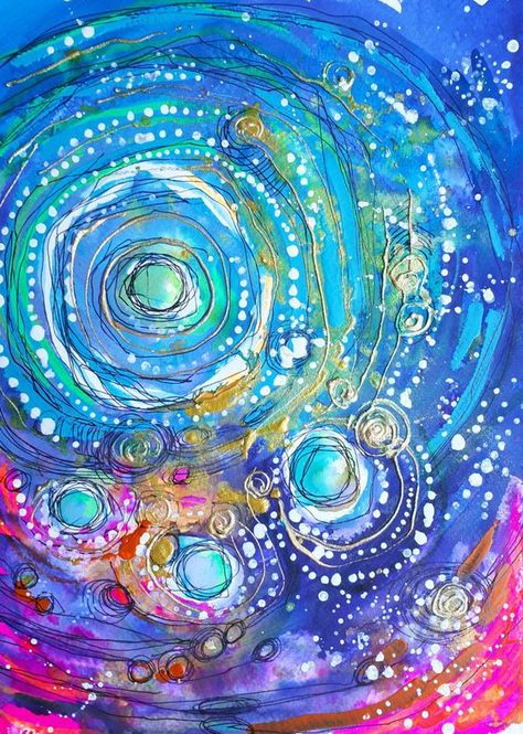 Colorful Circle, Fifty Fathoms, Basic Painting, Circular Art, Zest For Life, Soyut Sanat Tabloları, Figurative Artwork, Intuitive Art, Abstract Art Inspiration