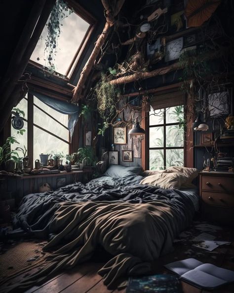 Bedroom Ideas Accent Wall, Bedroom Ideas Small Spaces, Fall Baking Ideas, Goth Autumn, Dark Romantic Bedroom, Dark Cozy Bedroom, Academia Bedroom, Autumn Cake, Dark Cottage Core