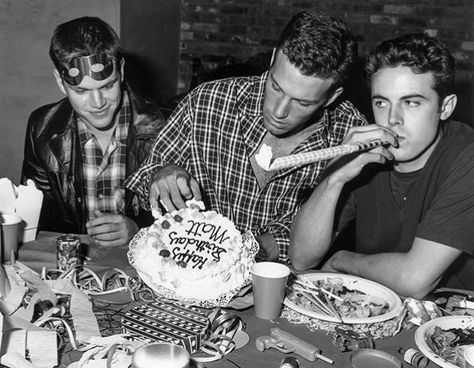 Matt Damon, Ben Affleck, and Casey Affleck Matt Damon Ben Affleck, Corey Haim, Casey Affleck, Patricia Arquette, Good Will Hunting, Bruce Weber, Shia Labeouf, Logan Lerman, Matt Damon