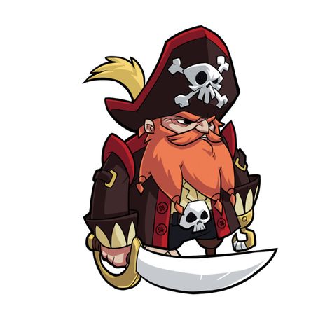 Derek Laufman, Pirate Cartoon, Pirate Games, Pirate Art, Pirate Theme, Game Inspiration, Cartoon Character Design, A Cartoon, Cute Characters