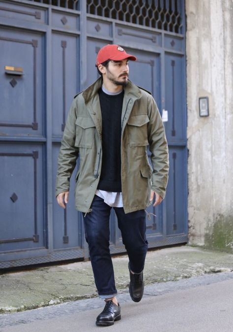 Olive Field Jacket Outfit Men, M 65 Field Jacket Men Outfit, Army Look Fashion Men, Field Coat Outfit, Field Jacket Outfit Men, Military Jacket Outfit Men, M 65 Field Jacket Men, M65 Field Jacket Outfit, Field Jacket Outfit