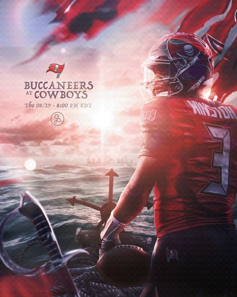 Gameday Poster, Youth Sports Photography, Gameday Graphics, Nfl Poster, Sports Inspiration, Jameis Winston, Sports Ideas, Graphic Design Posters Layout, Sports Advertising