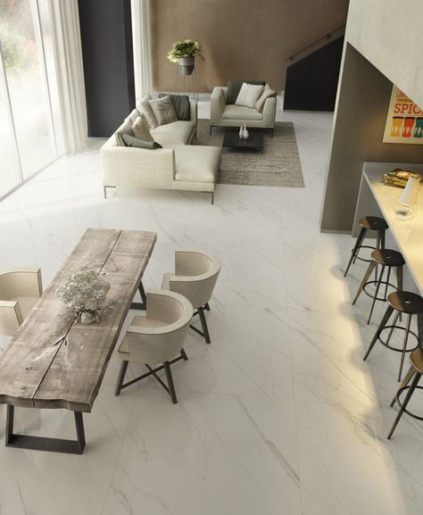 Marble Tiles Living Room, Marble Floor Living Room, Ceramic Wood Tile Floor, Marble Living Room, Tiles Living Room, Marble Flooring Design, Tile Floor Living Room, Marble Tables Design, Dining Room Floor